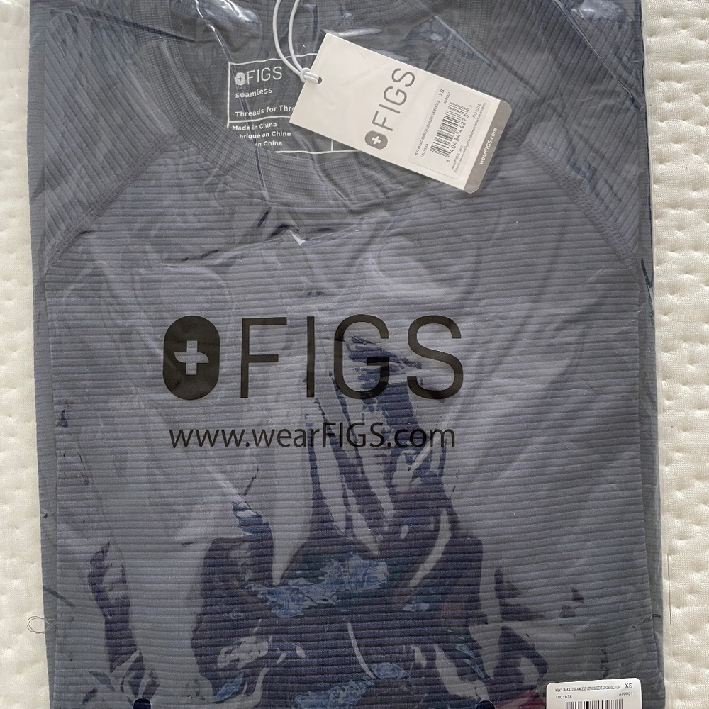 Figs Men Navy Stripe Underscrub XS
